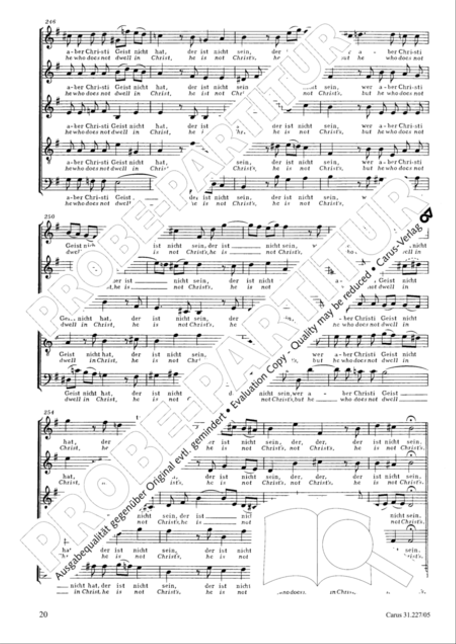 Jesu, my salvation (Jesu, thou my pleasure) SSATB scores gallery preview page 21