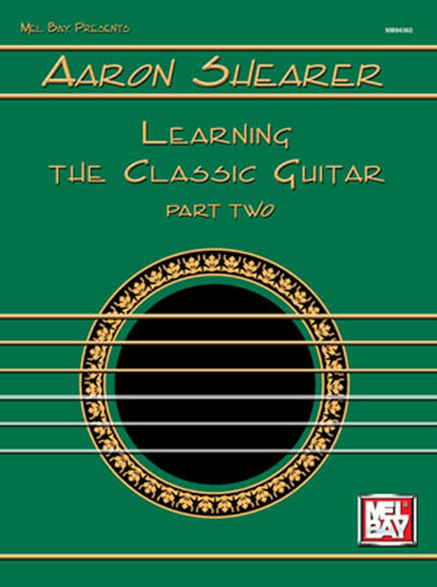 Book cover for Aaron Shearer Learning the Classic Guitar Part 2