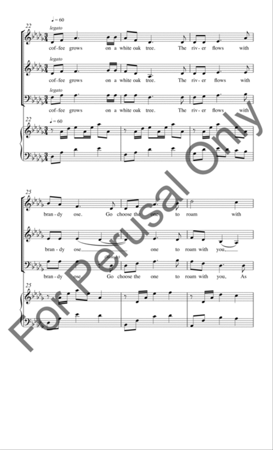 Green Coffee Grows 3-Part scores gallery preview page 5