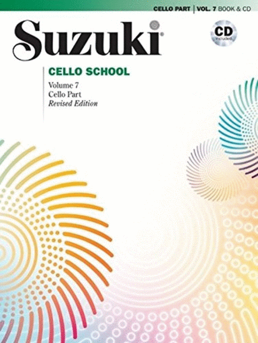 Suzuki Cello School Vol 7 Book/CD