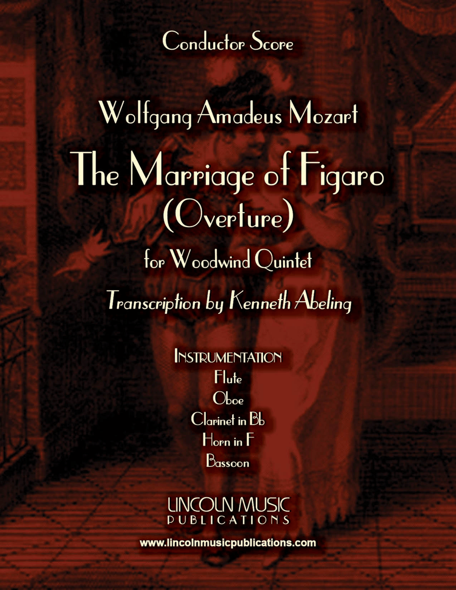 The Marriage of Figaro - Overture (fWoodwind Quintet) Woodwind Quintet scores gallery preview page 1