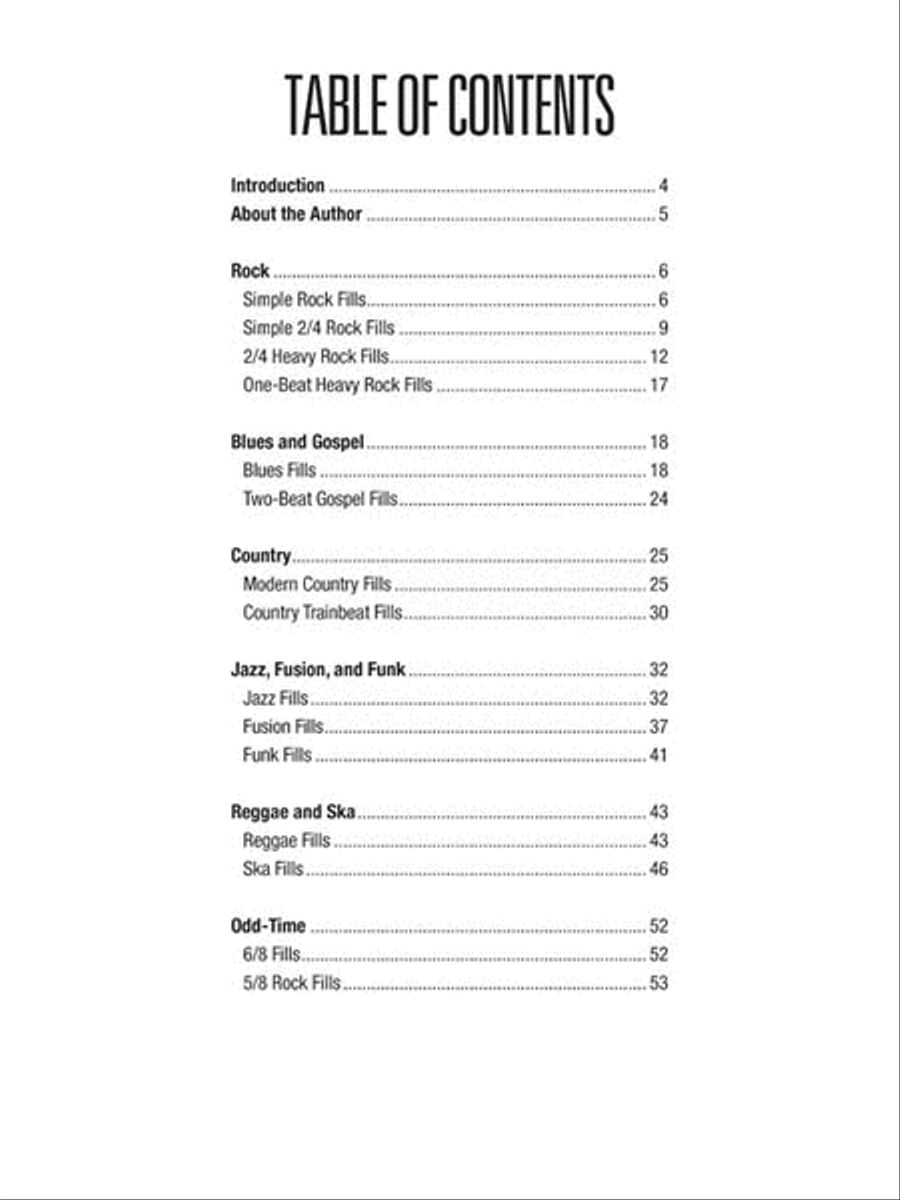 Hal Leonard Drumset Fills Percussion scores gallery preview page 2