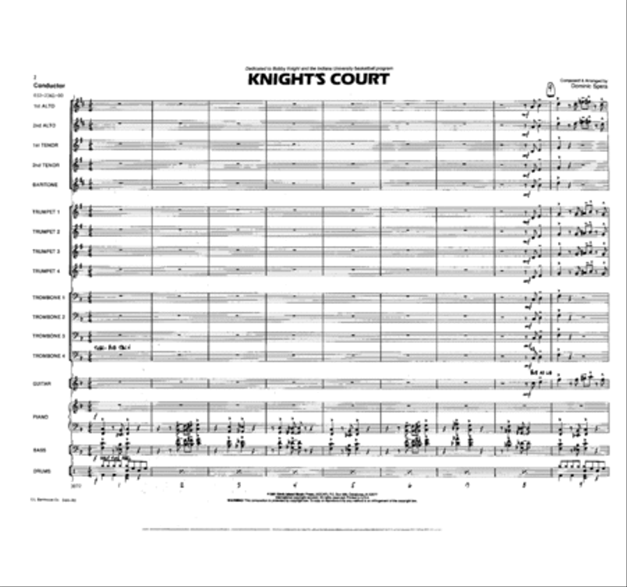 Knight's Court Jazz Ensemble scores gallery preview page 2