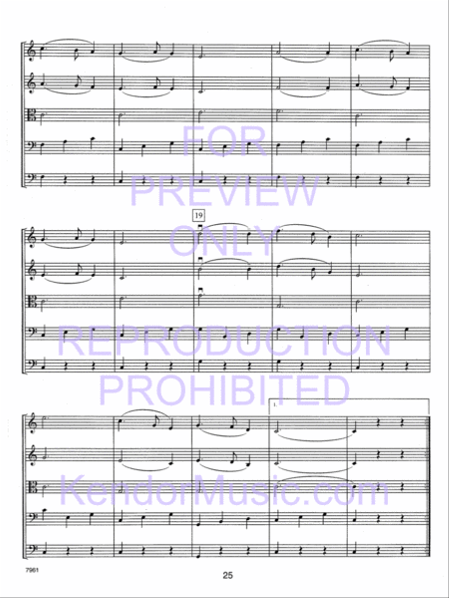 Holiday Strings (Score) String Orchestra scores gallery preview page 26