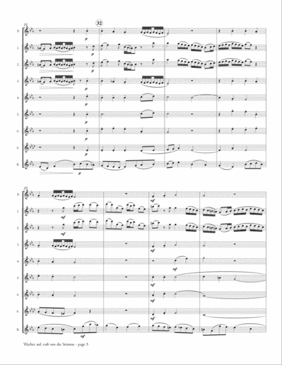 Tre Corali Per Organo Trascrizione Per Orchestra Woodwind Ensemble scores gallery preview page 6