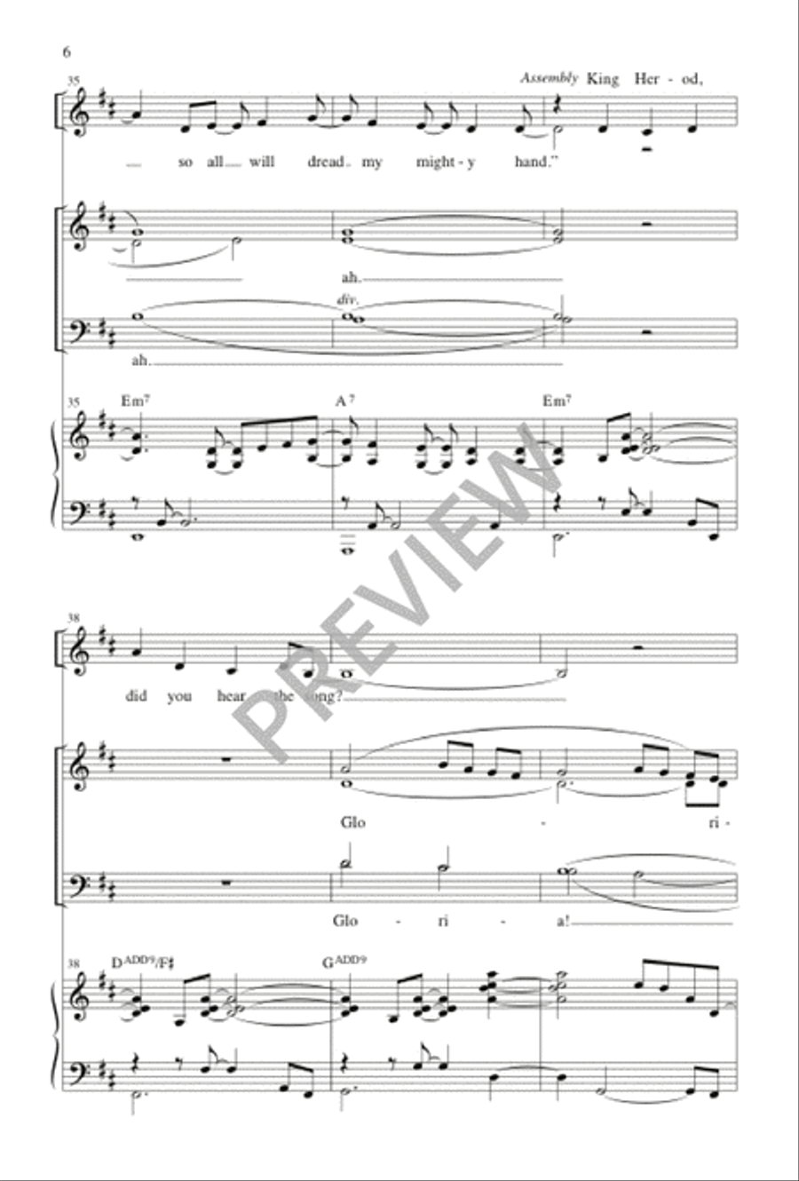 Did You Hear the Song? 4-Part scores gallery preview page 7