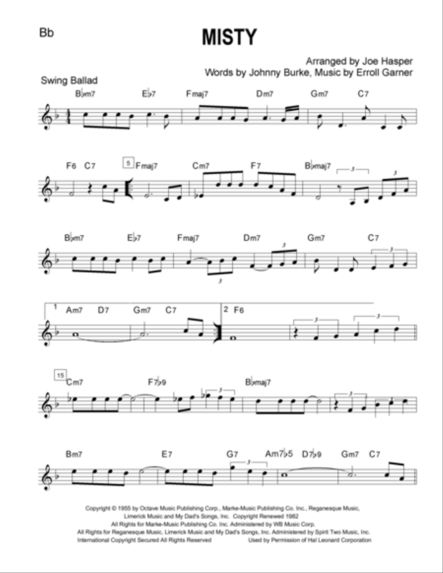 Misty Jazz Ensemble scores gallery preview page 5