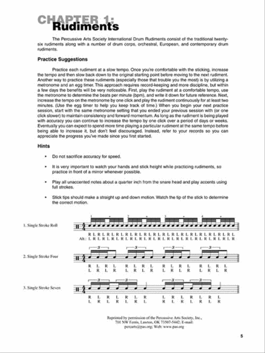 Rudimental Warm-Ups Drums scores gallery preview page 3