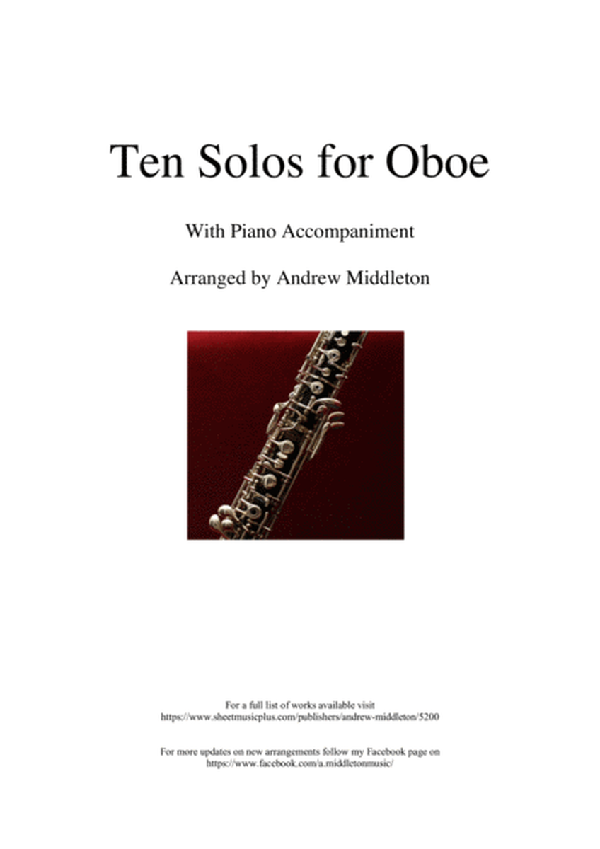 Ten Romantic Solos for Oboe and Piano image number null
