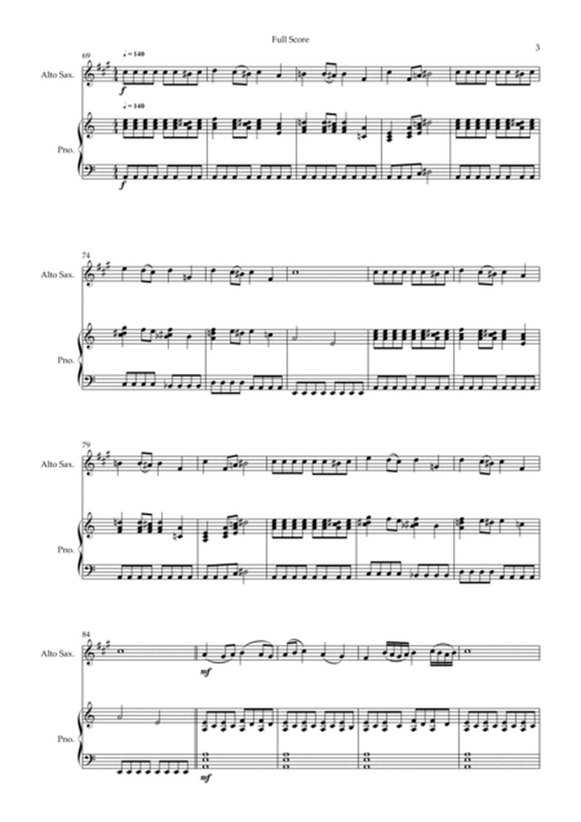Hedwig's Theme (from Harry Potter) for Alto Saxophone Solo and Piano Accompaniment image number null
