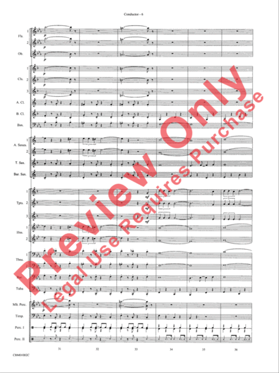 Chicago! (from the Musical Chicago!) Concert Band scores gallery preview page 9