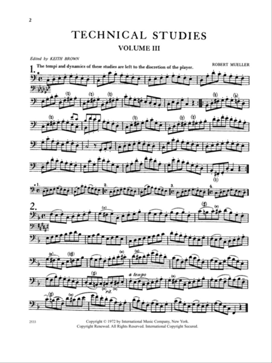Technical Studies: Volume III