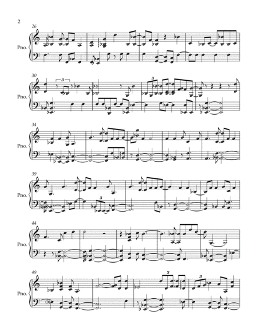 Famous For (i Believe) Famous For (i Believe) Piano Solo scores gallery preview page 2