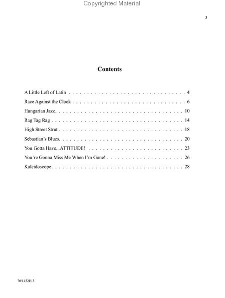 All That Jazz and Pizzazz - Book 3 Easy Piano scores gallery preview page 3