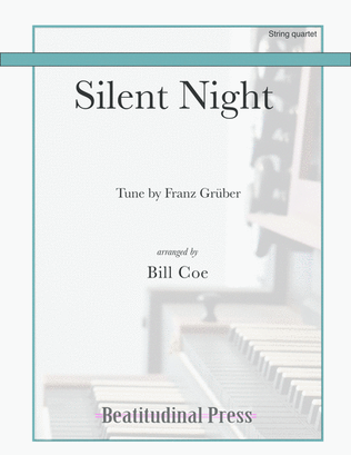 Book cover for Silent Night for string quartet