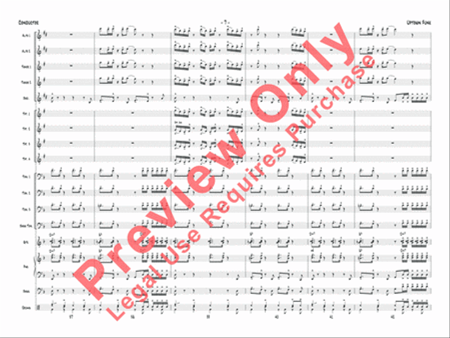 Uptown Funk Jazz Ensemble scores gallery preview page 8