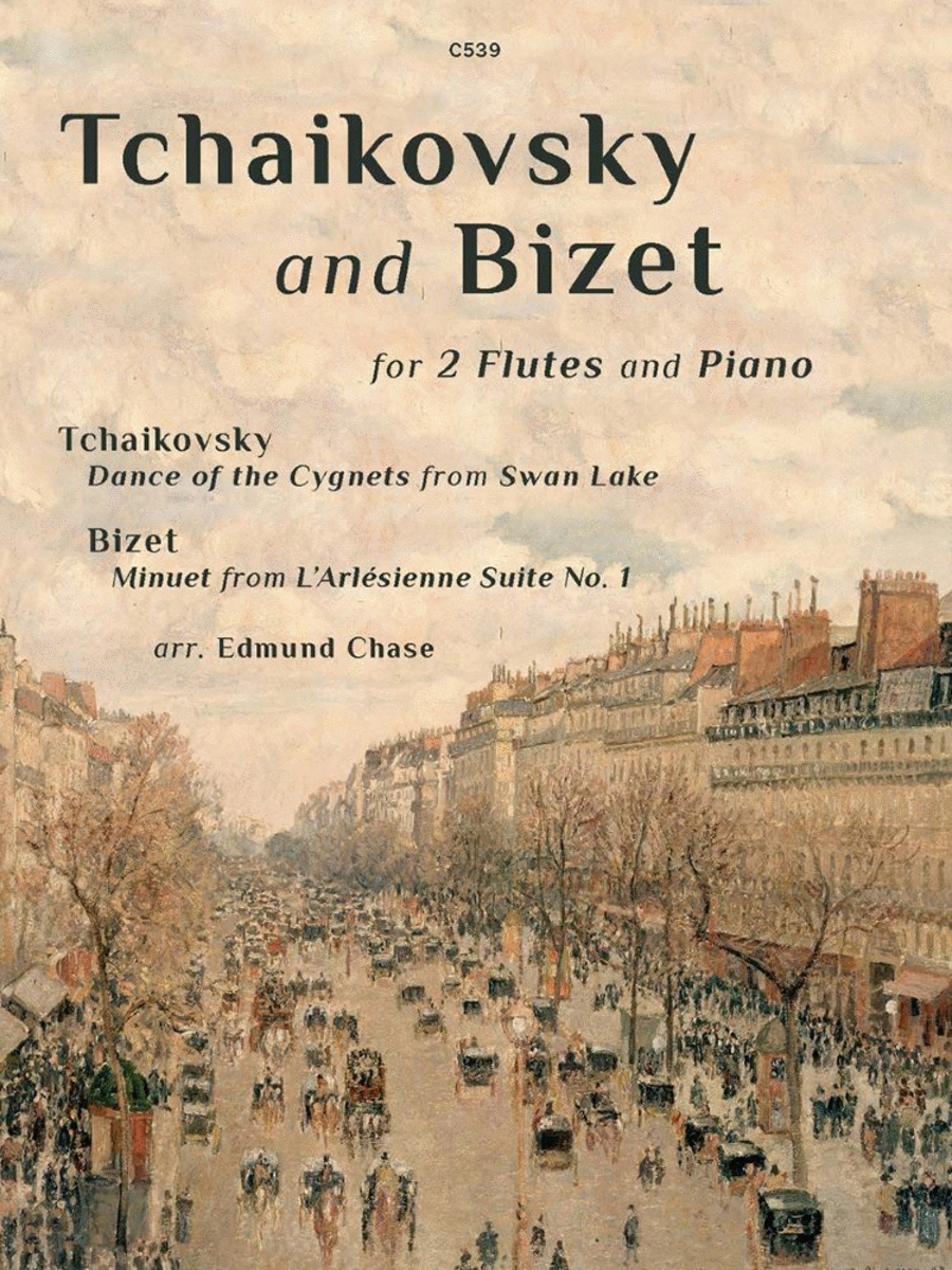 Tchaikovsky and Bizet for 2 Flutes and Piano Flute Duet scores gallery preview page 1