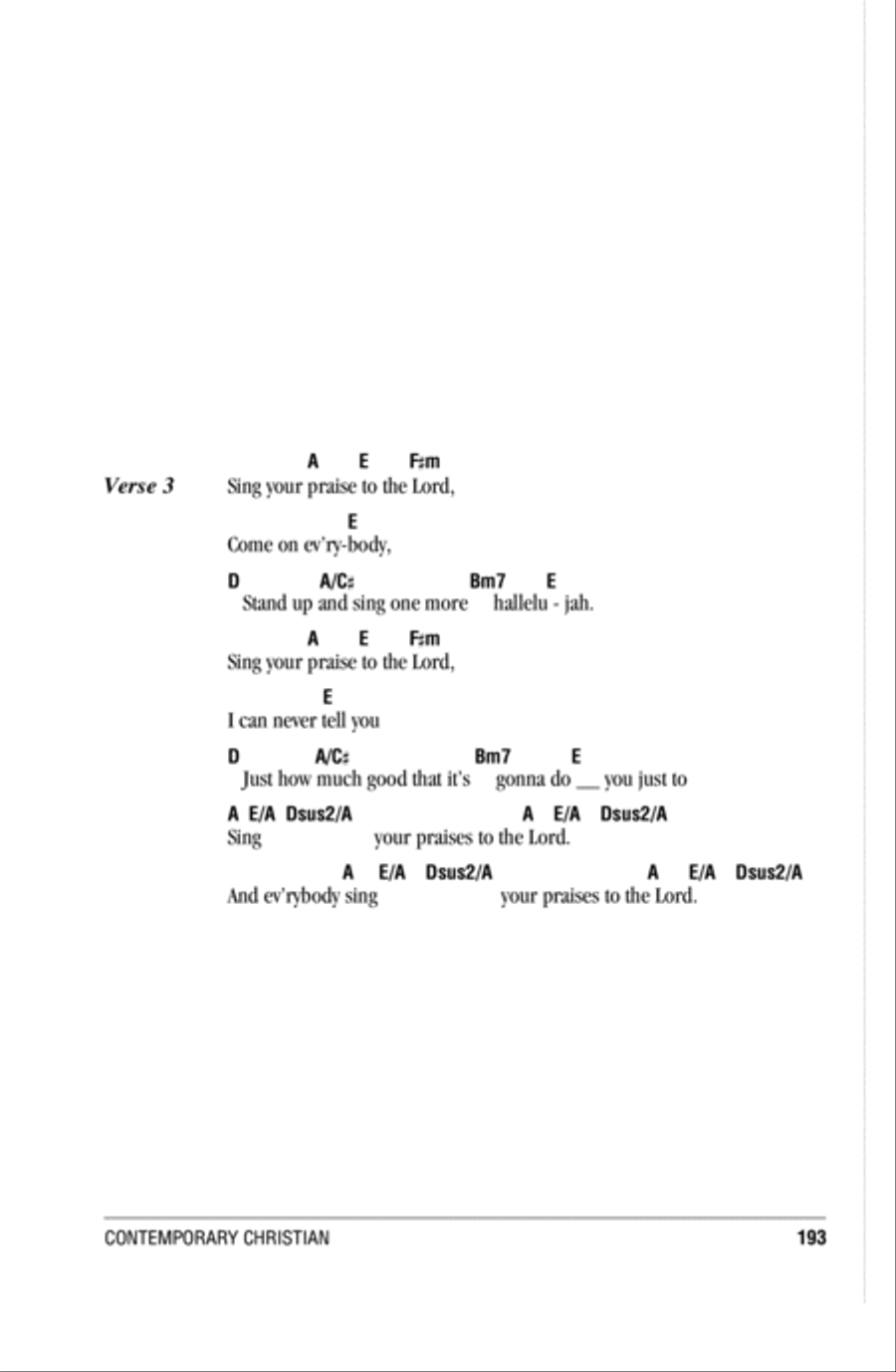 Sing Your Praise To The Lord Acoustic Guitar scores gallery preview page 3