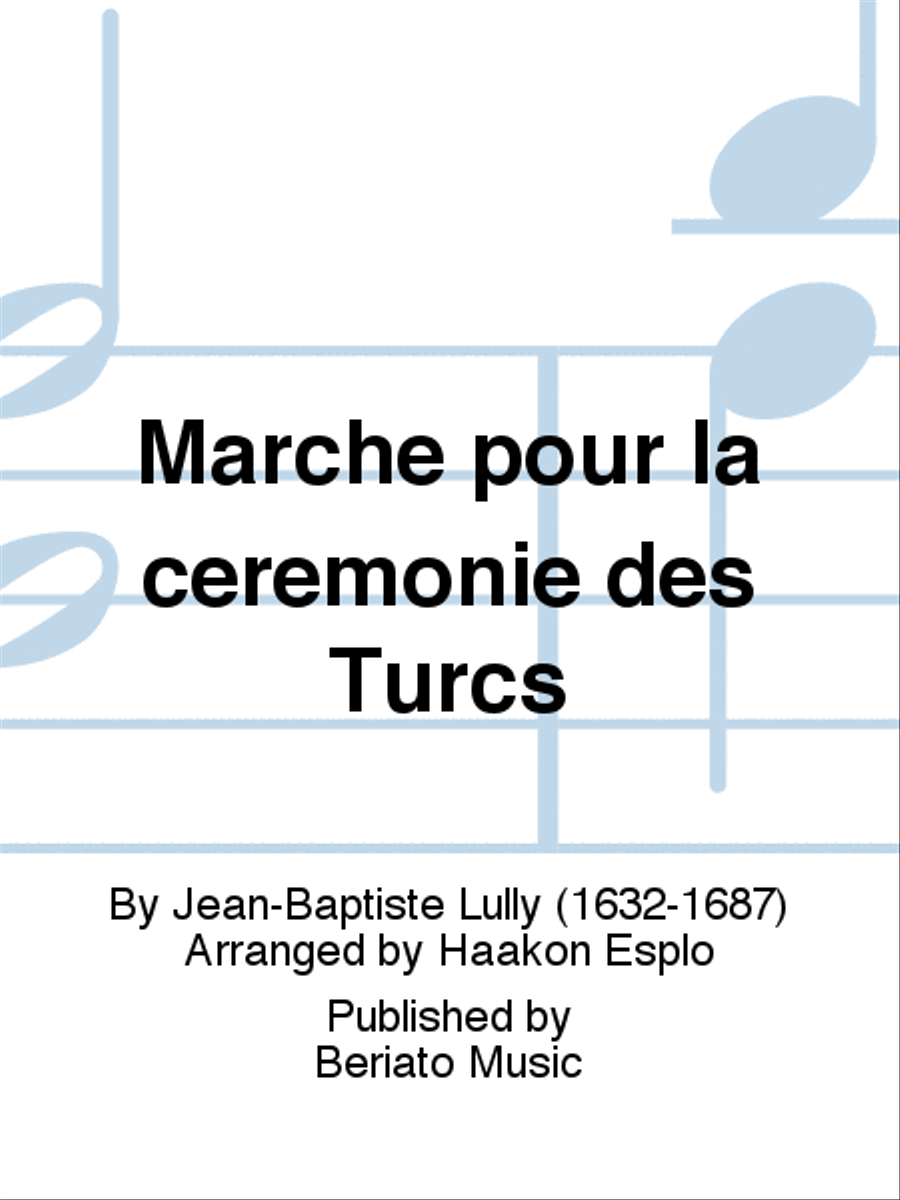 Marche pour la cèrèmonie des Turcs Concert Band scores gallery preview page 1
