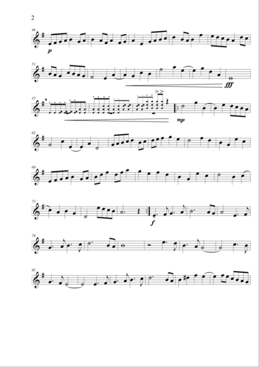 Celebration Trumpet Solo scores gallery preview page 4