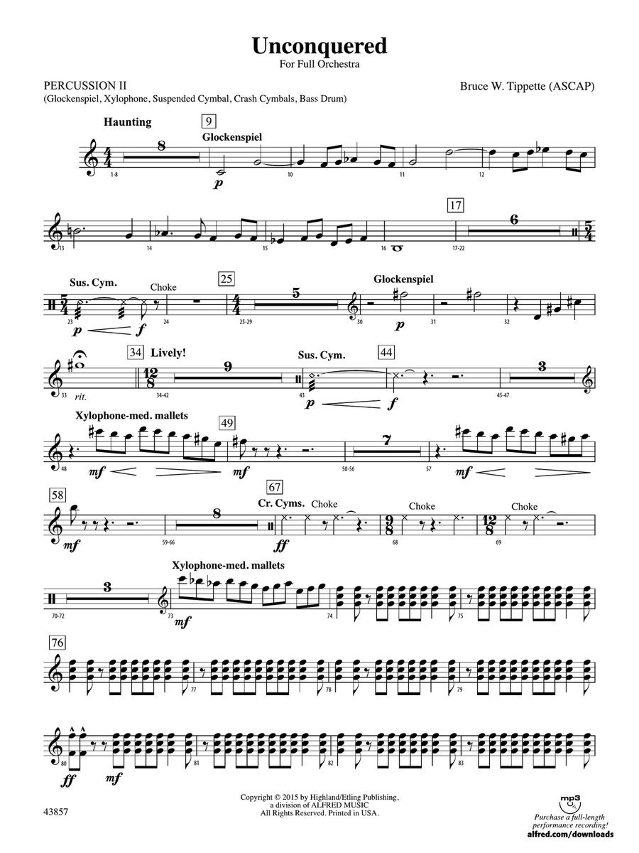 Unconquered: 2nd Percussion