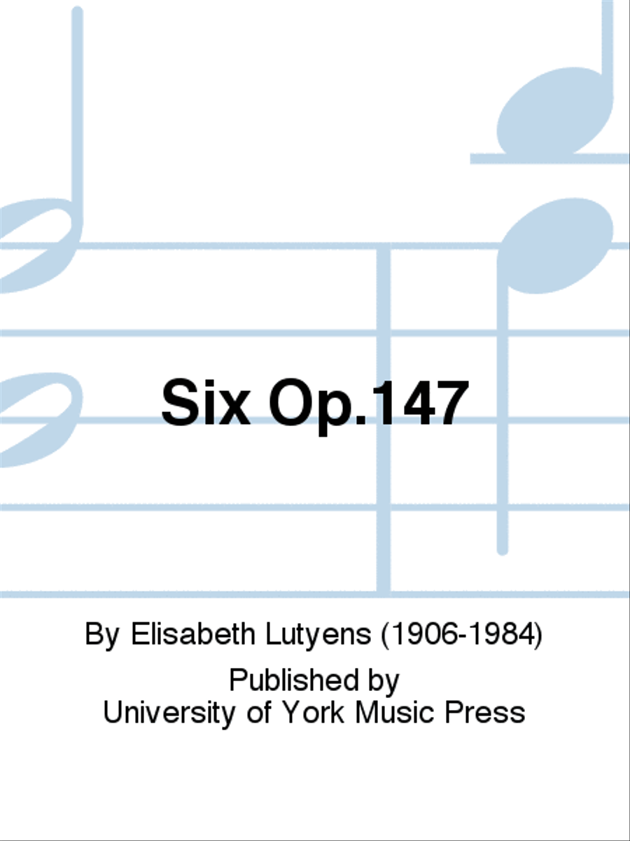 Six Op.147 Set of Parts scores gallery preview page 1