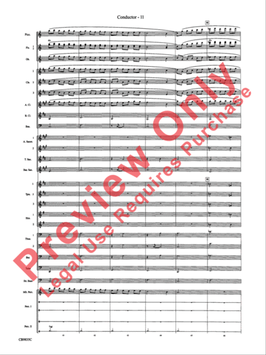 A Charlie Brown Christmas Concert Band scores gallery preview page 14