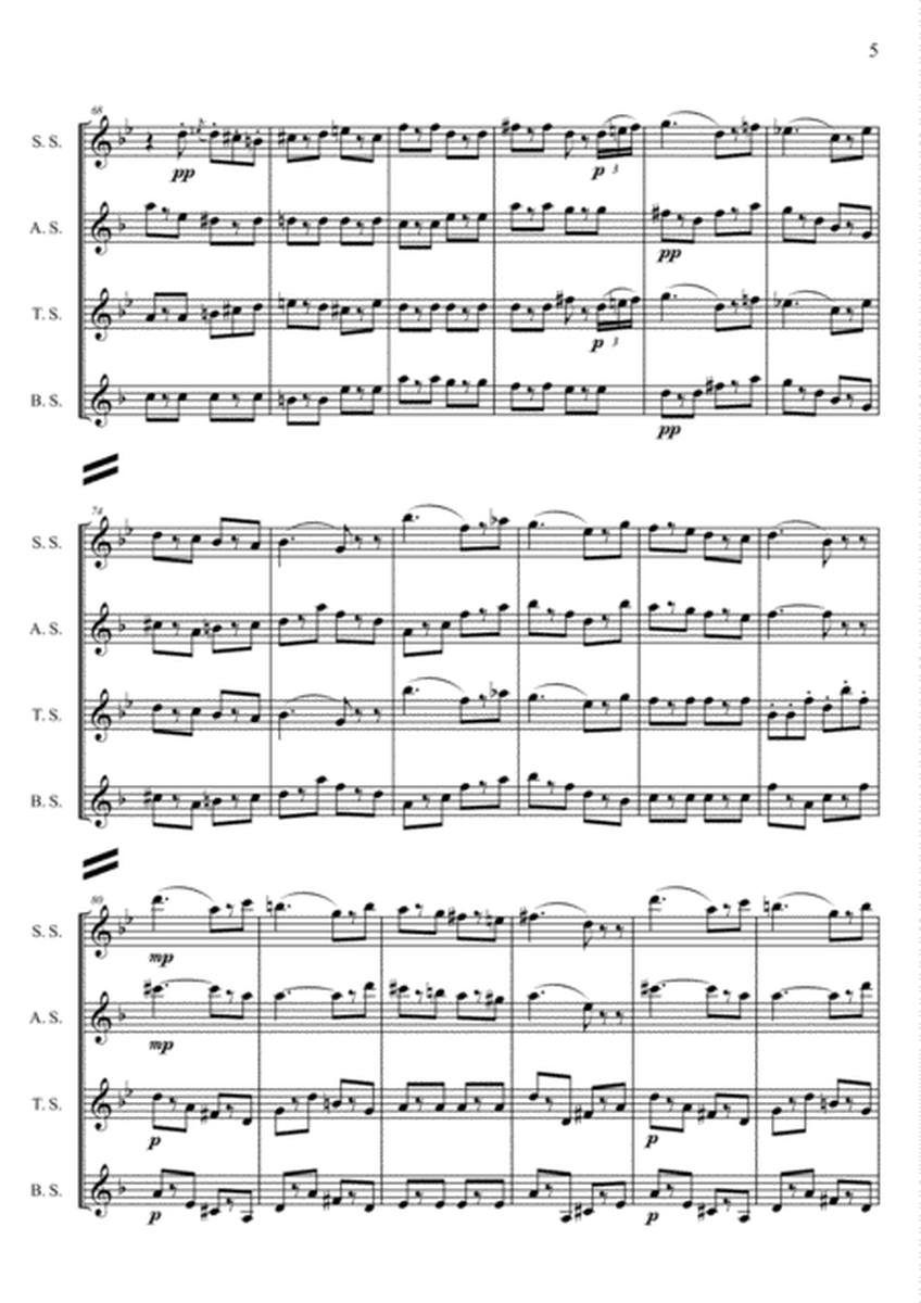 C. Gounod - Marche funebre d'une marionnette, arr. for Sax quartet image number null