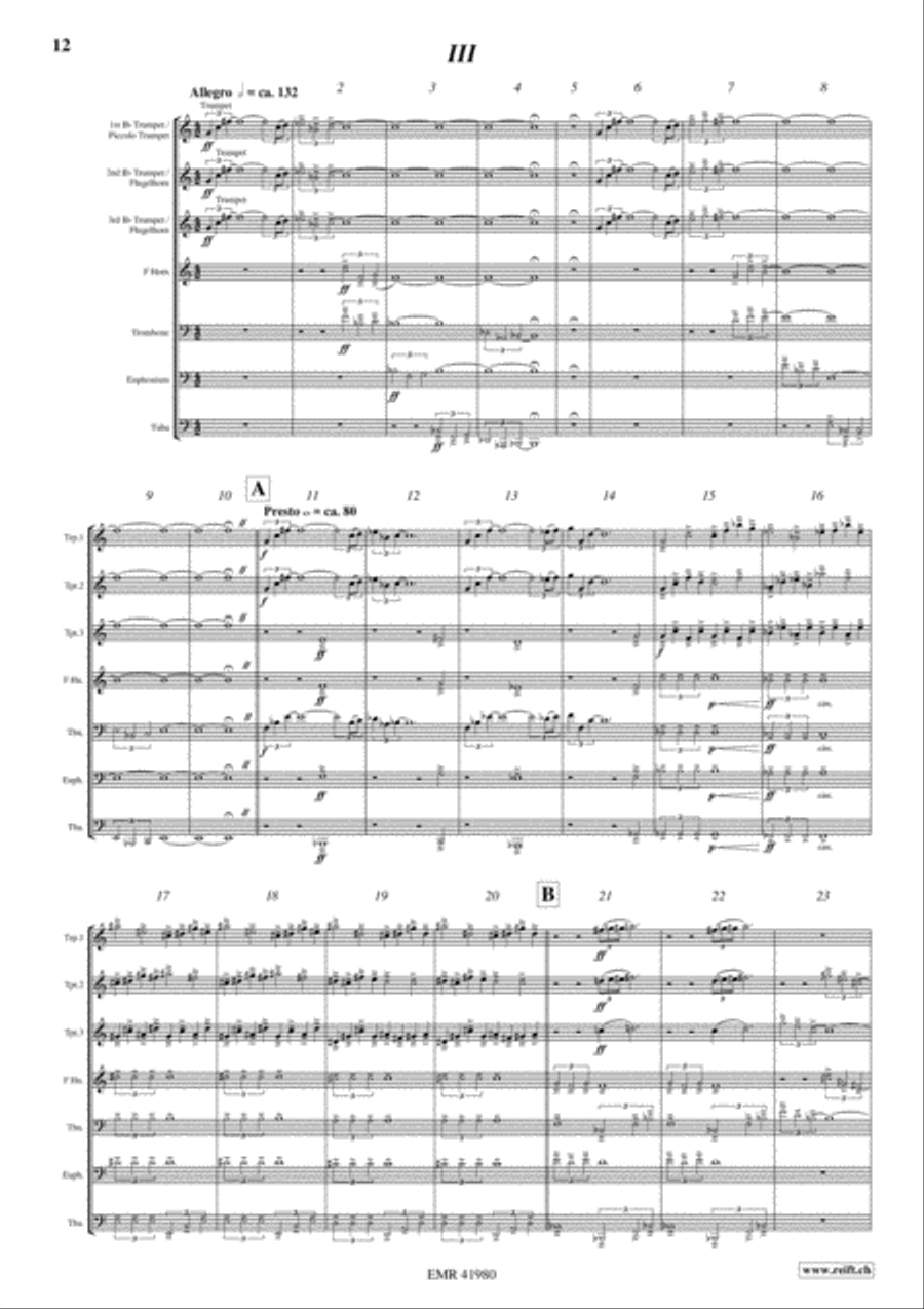 Brass Septet Brass Septet Euphonium scores gallery preview page 8