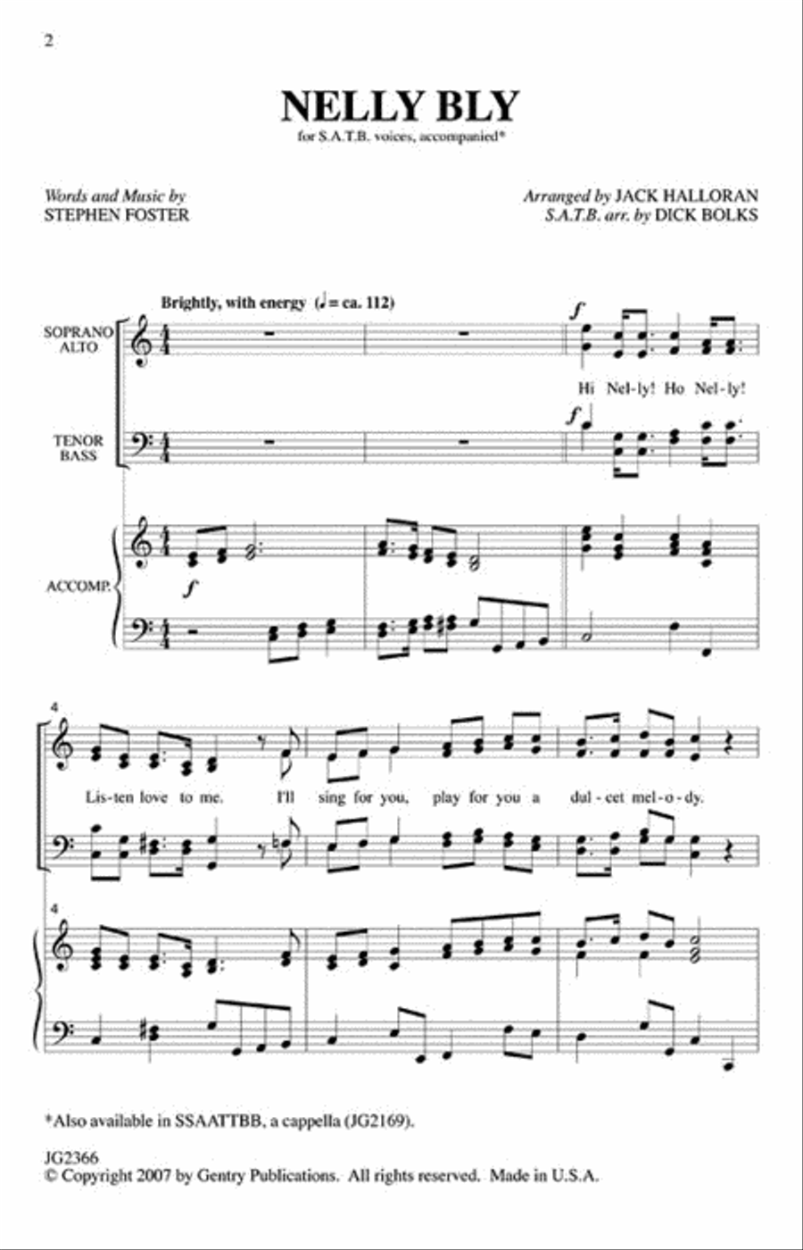 Nelly Bly 4-Part scores gallery preview page 2