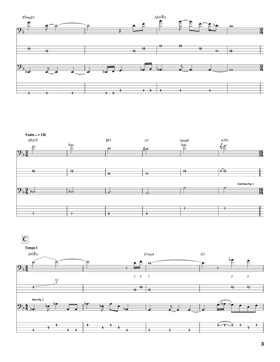 Goodbye Pork Pie Hat Goodbye Pork Pie Hat Electric Guitar scores gallery preview page 3