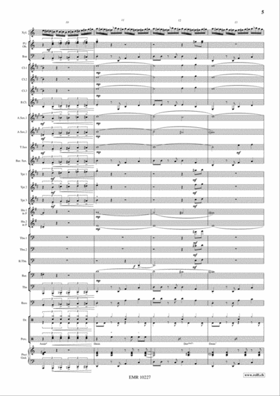 Swingair Bumble Bee Concert Band scores gallery preview page 6