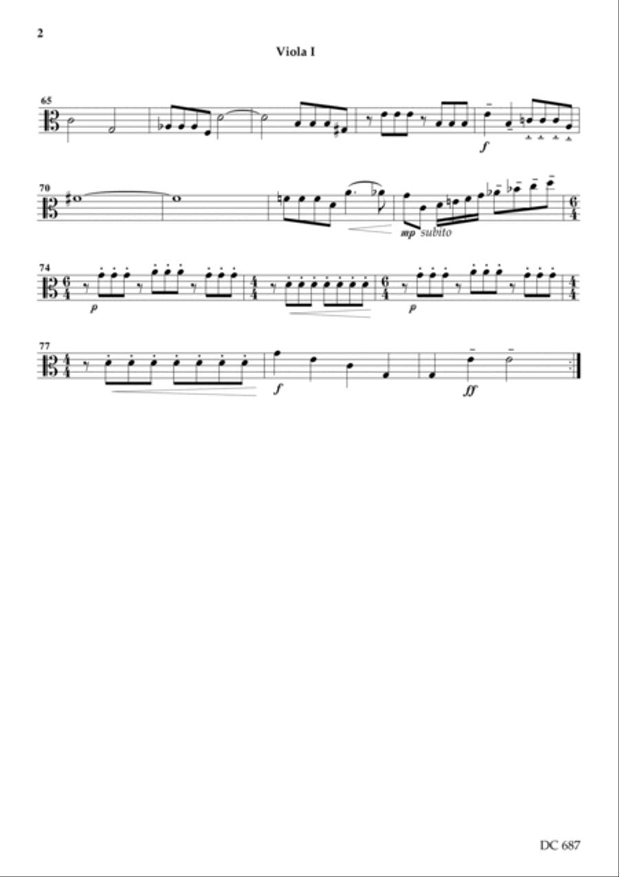 STRING QUINTET (parts) String Quintet scores gallery preview page 4