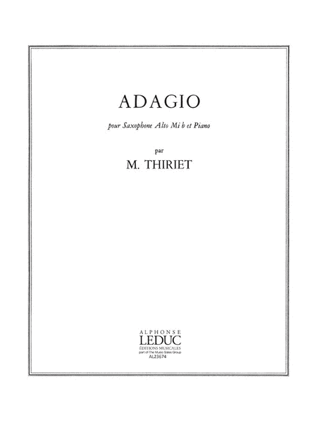 Adagio (saxophone-alto & Piano)