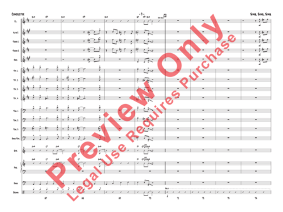 Sing, Sing, Sing Jazz Ensemble scores gallery preview page 40