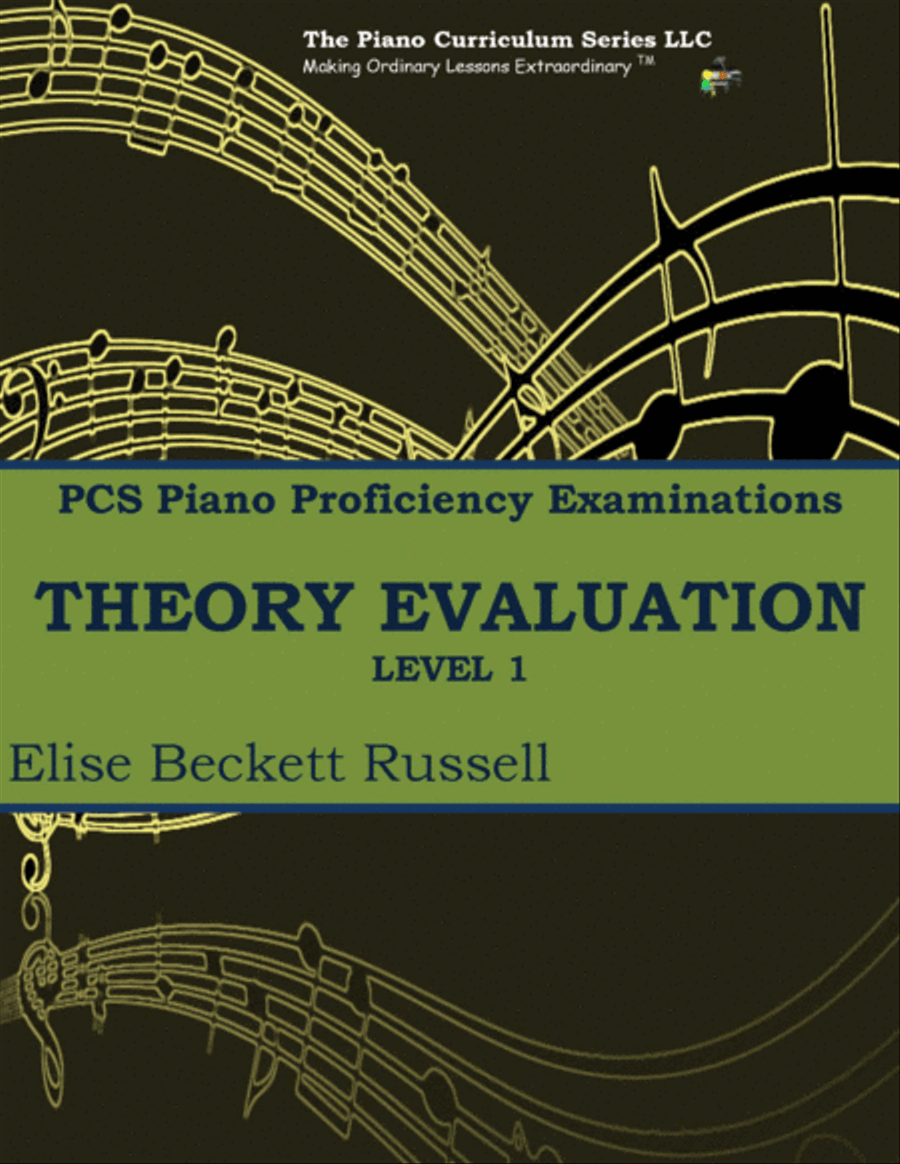 PCS Theory Evaluation-Level 1 Piano Method scores gallery preview page 1