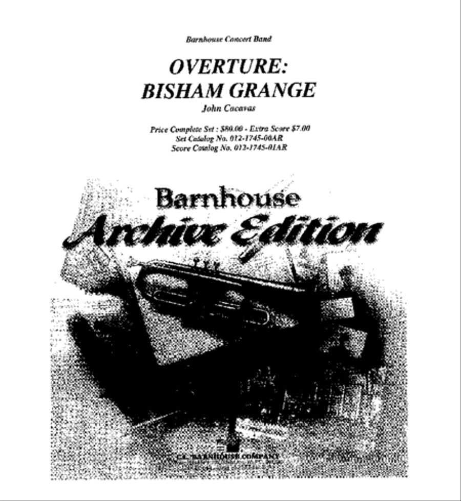 Bisham Grange Overture Bisham Grange Overture Concert Band scores gallery preview page 2