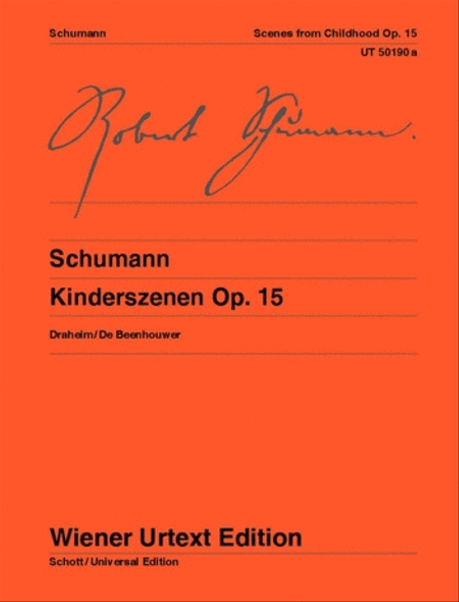 Kinderszenen, Urtext (without critical notes) Chamber Music scores gallery preview page 1