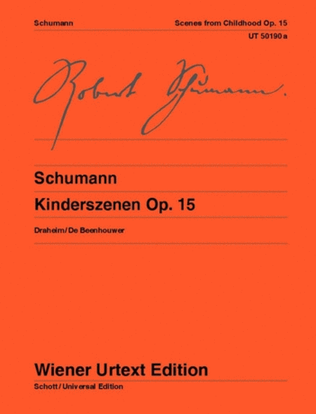 Kinderszenen, Urtext (without critical notes)