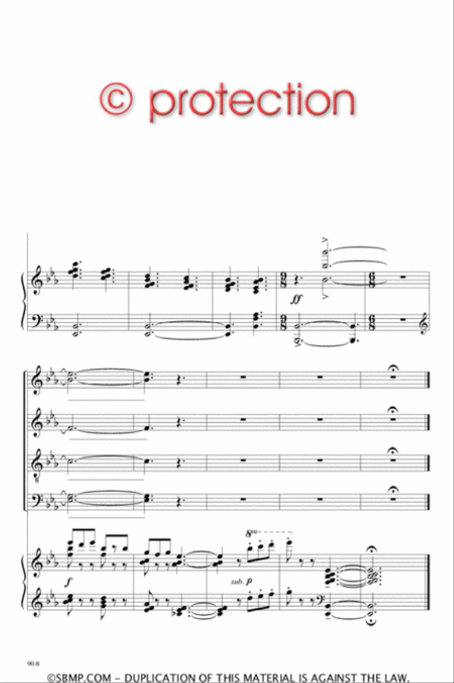 Here we come a-caroling - SATB Octavo 4-Part scores gallery preview page 8