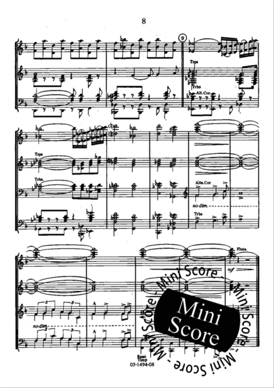 A Game of Chess Concert Band scores gallery preview page 14