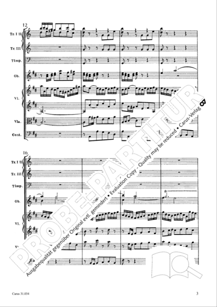 O fire everlasting (O ewiges Feuer, o Ursprung der Liebe) ATB scores gallery preview page 18