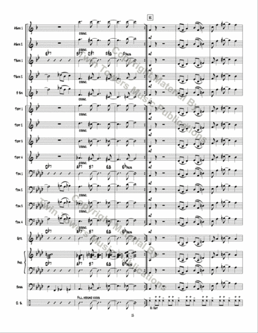 Junk Mix and Hubcap Sale Jazz Ensemble scores gallery preview page 16