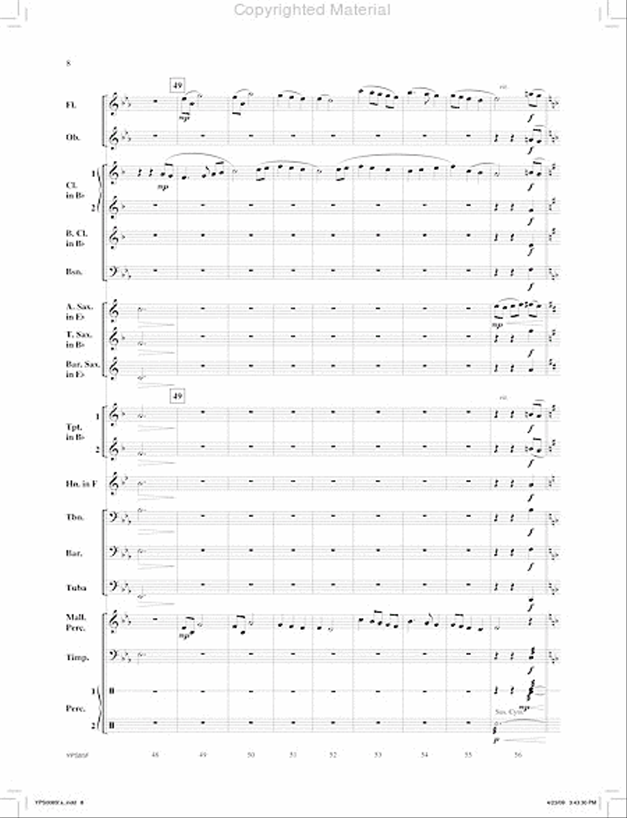 Pacem Noel Concert Band scores gallery preview page 9