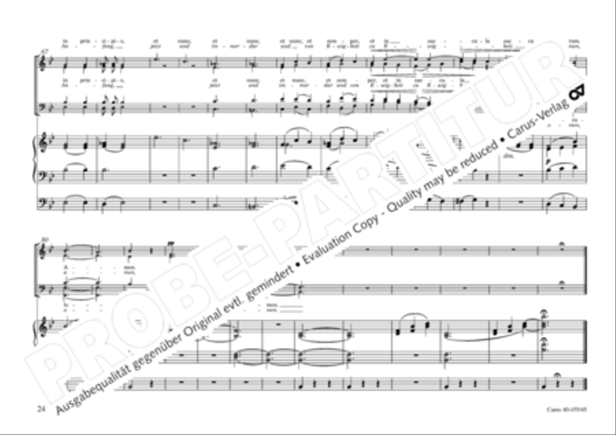 Oratorio de Noel (Weihnachtsoratorium) 4-Part scores gallery preview page 25