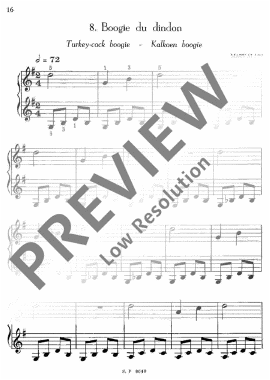 Le Pianiste en Herbe Le Pianiste en Herbe Piano Solo scores gallery preview page 17