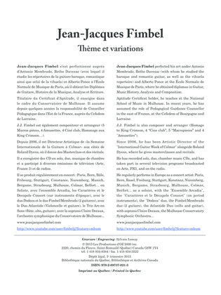 Book cover for Thème et variations