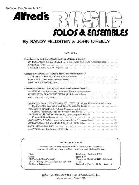 Alfred's Basic Solos and Ensembles, Book 2