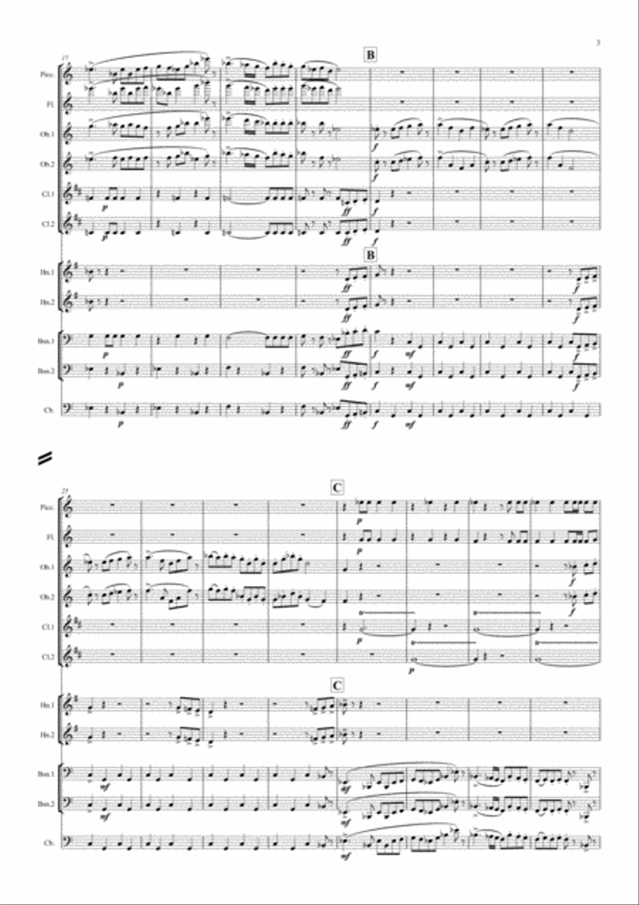 English Dances, Set 2, Op. 33: No. 4. Giubiloso - Lento E Maestoso School and Community scores gallery preview page 3