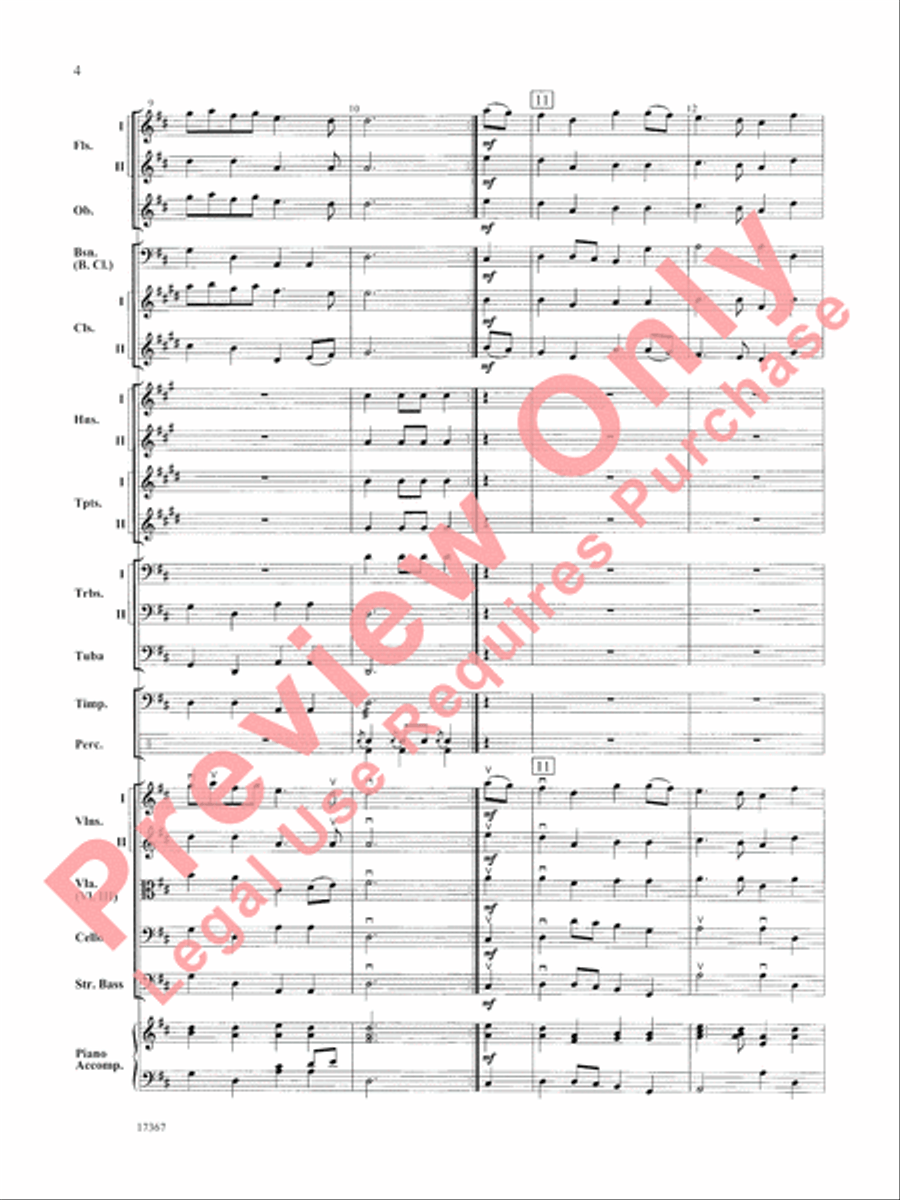 March Prelude Full Orchestra scores gallery preview page 5